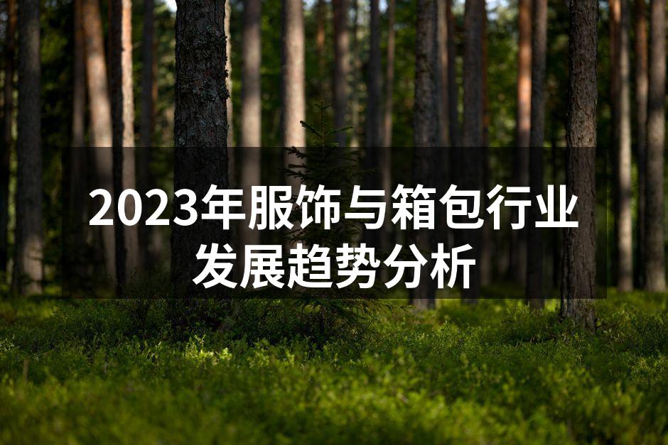服饰行业市场增长趋势